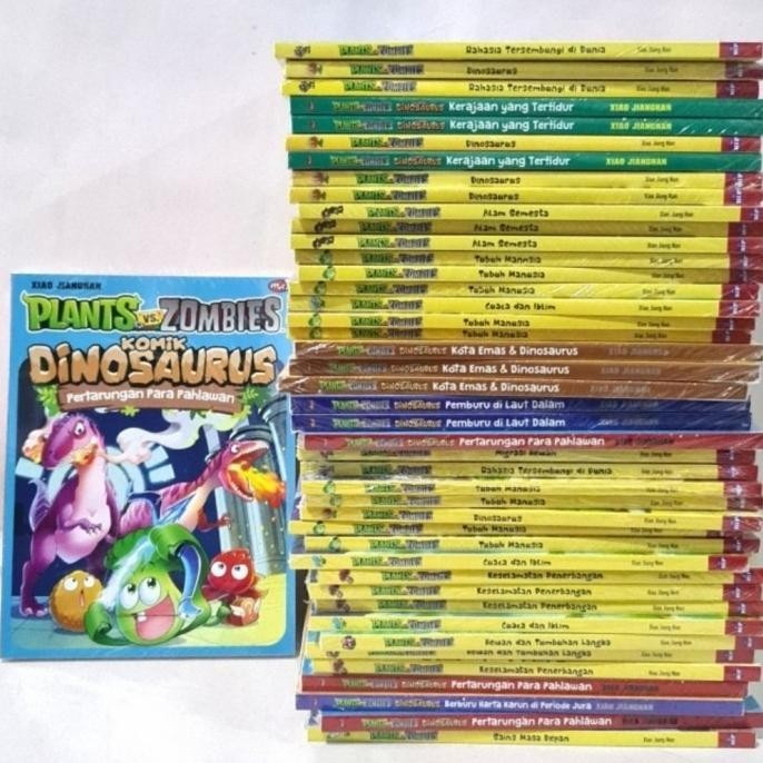 buku plants vs zombies/pvz/plants and zombie/educomic sains