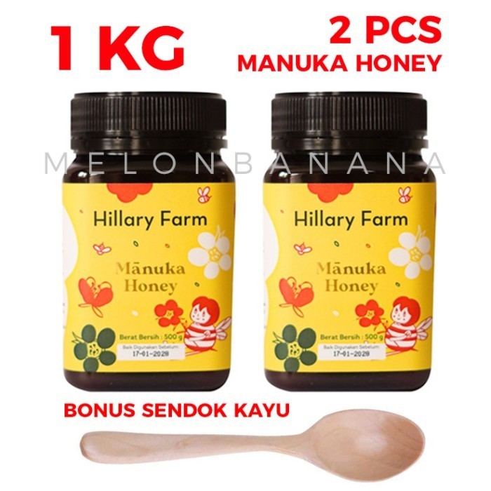 

Ready Hillary Farm Manuka Honey - MADU New Zealand - 1KG (2BOTOL)