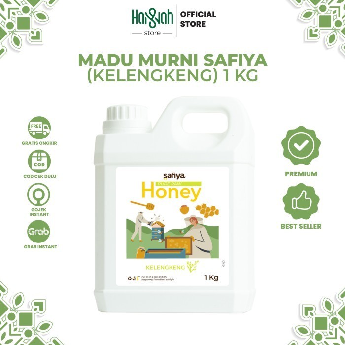 

Ready Madu Murni Safiya 1kg Madu Asli , Pure Nature Raw Honey Premium