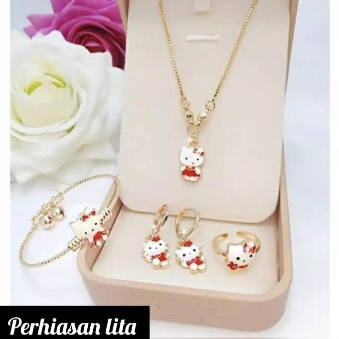 kalung anak set xuping lapis emas