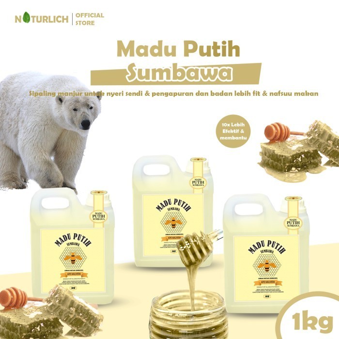 

Ready Madu Putih Sumbawa Asli 1kg Madu Asli Murni Untuk Nyeri sendi tulang