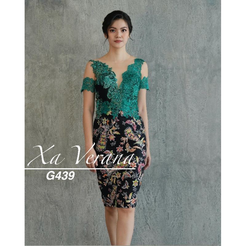 Dress bustier batik G439
