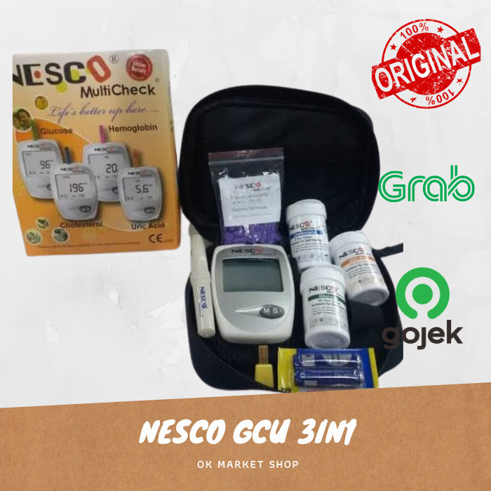 Alat Tes Gula Darah Asam Urat Kolesterol Nesco