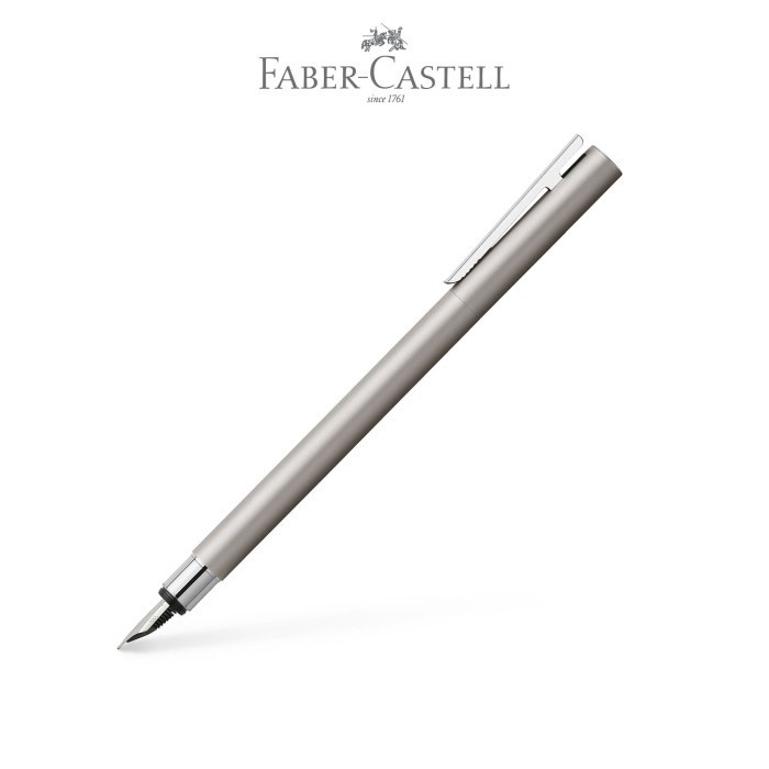 

Ready Faber-Castell Neo Slim Fountain Pen M Stainless Steel, Matt