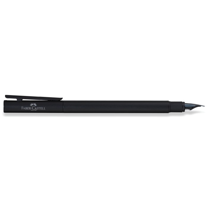

Ready Faber-Castell Neo Slim Fountain Pen M Black Matt, Black Chromed