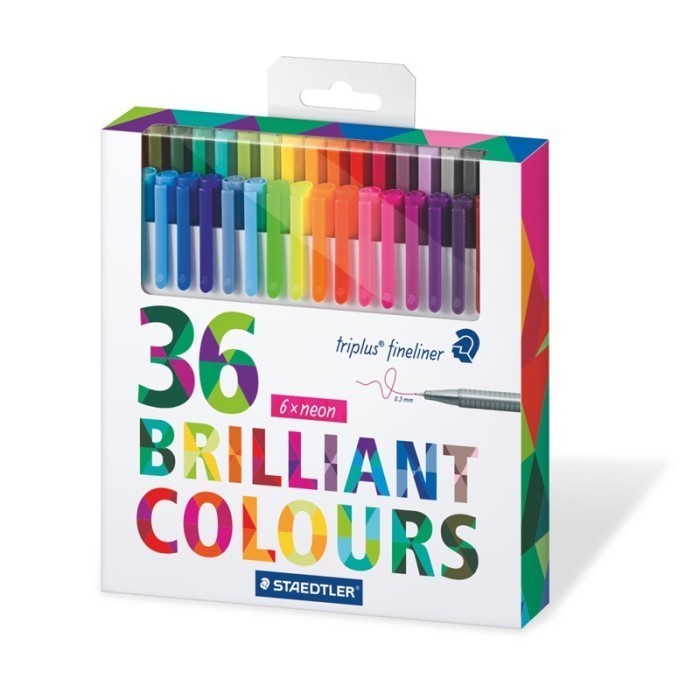 

Ready Staedtler Triplus Fineliner 334 C36 - Set Pulpen Warna