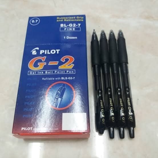 

Ready Pulpen Pilot G2 Biru/Hitam (per Lusin)