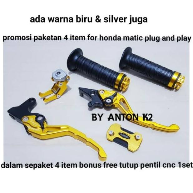Aksesoris-Variasi Handgrip-Handfat-Cantolan Motor Beat Karbu-Beat