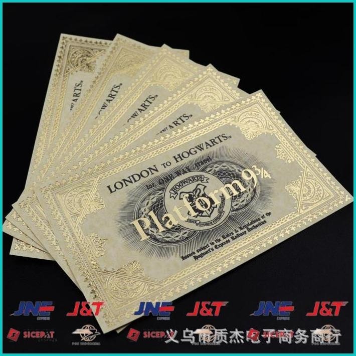 

BISMILLAH HPTB TICKET BUS HARRY TIKET BIS PLATFOM 93/4 LONDON HOGWARTS BOOKMARK PEMBATAS BUKU KARTU E.COS DP30