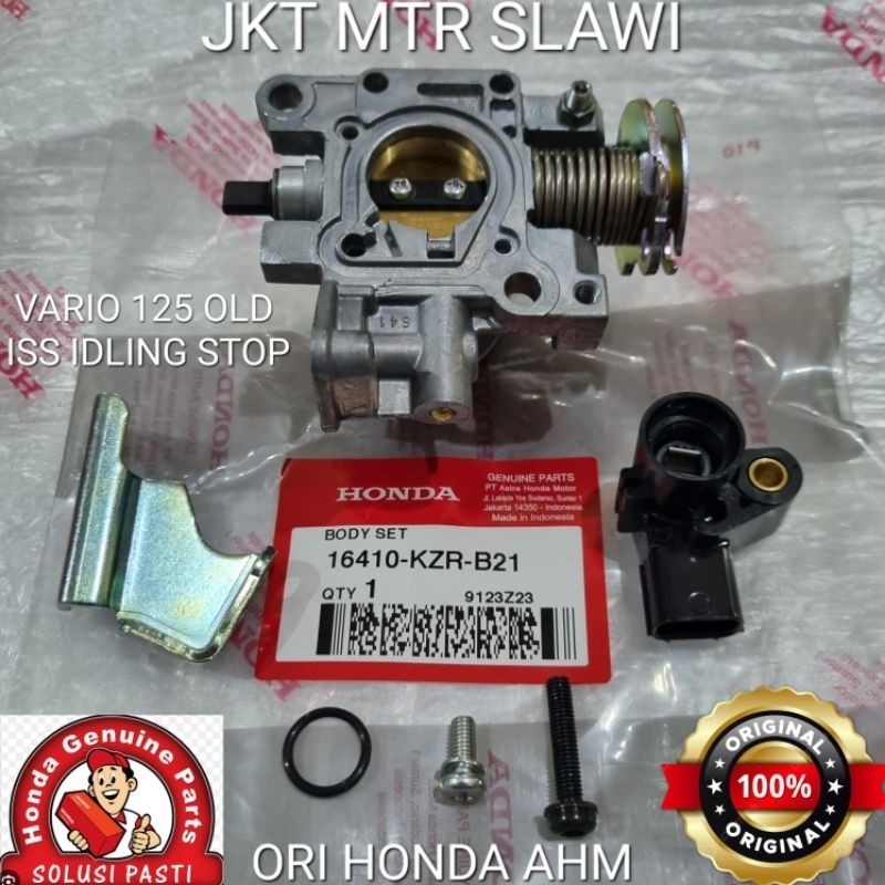16410-KZR-B21 body set throttle body only sensor tps vario 125 old 2012-2014 ISS IDLING STOP ori hon