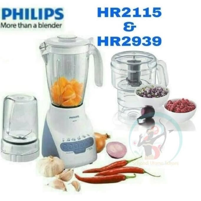 Paket Blender Philips Hr2115 + Chopper Philips Hr2939