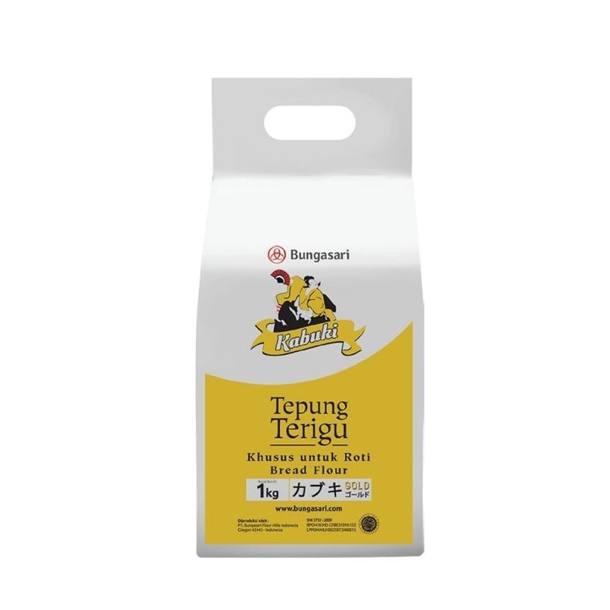 

Bungasari Kabuki Gold Tepung Terigu Super Premium Khusus Roti 1 KG