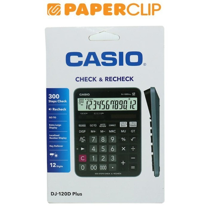 

Ready CALCULATOR CASIO DJ-120D PLUS