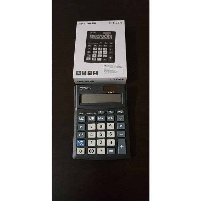 

Ready CALCULATOR CITIZEN CMB 1201 BK