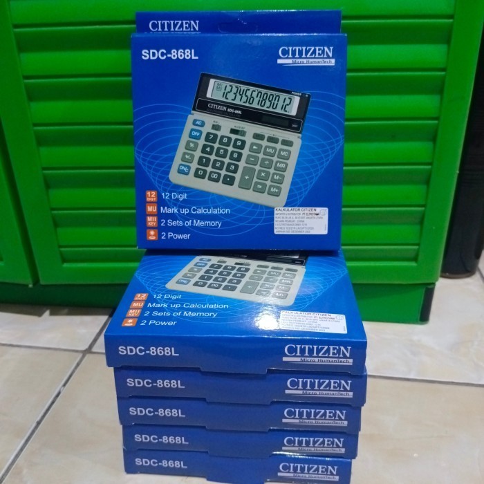 

Ready calculator CITIZEN SDC-868L