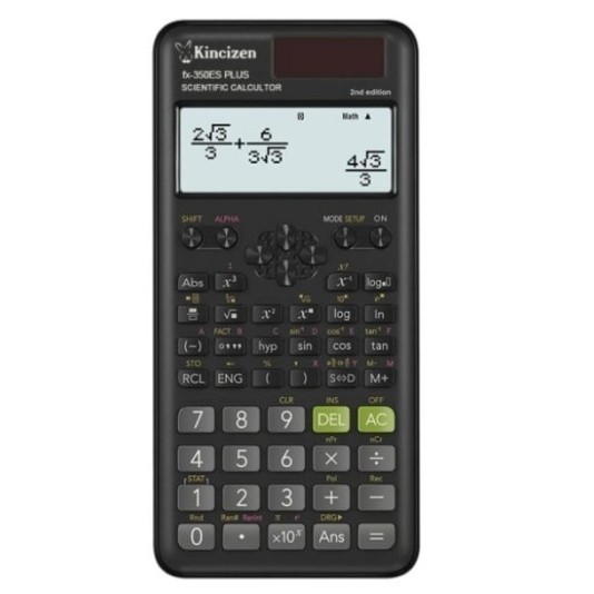 

Ready KINCIZEN FX 350 ES PLUS Kalkulator Sekolah Kuliah Spt CASIO FX350ES