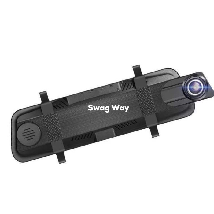 Kaca Spion Lcd Kamera Mundur Parkir Mobil Rekam 10 Inch Touchscreen