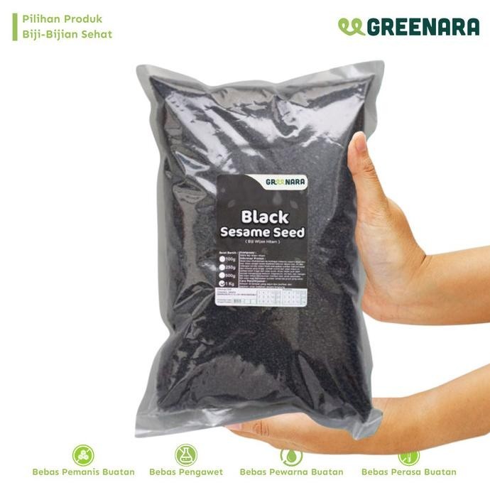 

black sesame seed 1kg / wijen hitam 1kg