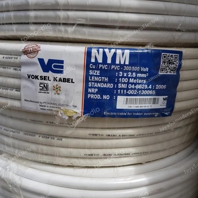 Terjangkau Kabel Nym 3X2.5Mm Voksel 100M