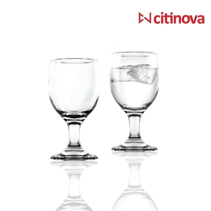 GELAS KACA CITINOVA JASMINE 6 PCS