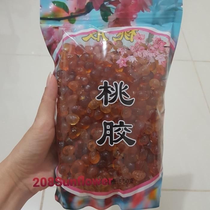 

Golden Pearl Peach Gum Besar Grade AAA Bersih diatas 97% Kualitas Terbaik