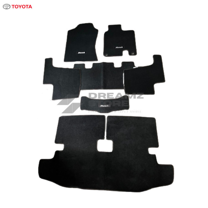 Original Karpet Mobil Toyota Rush - Bludru Full Set