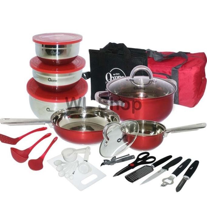 [Baru] Ox-993 Panci Set Oxone, Panci Travel Set Oxone, Panci Set Murah New