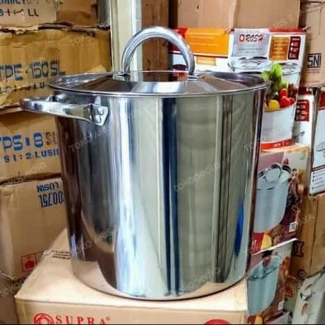 [New] Panci Jumbo 50Cm 100 Liter Stanlis Tinggi 52Cm