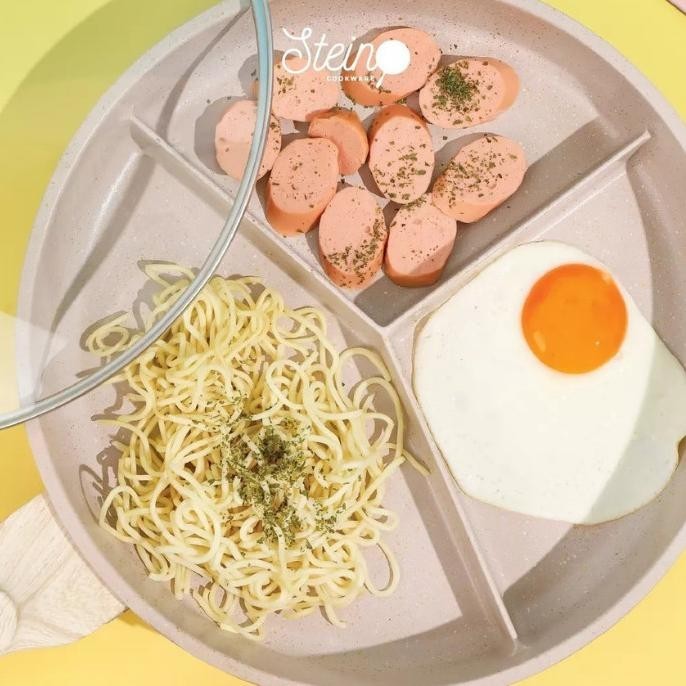 [Promo] Steincookware Venus Pan Panci Stein Sekat 3 Dividers Stain Cookware