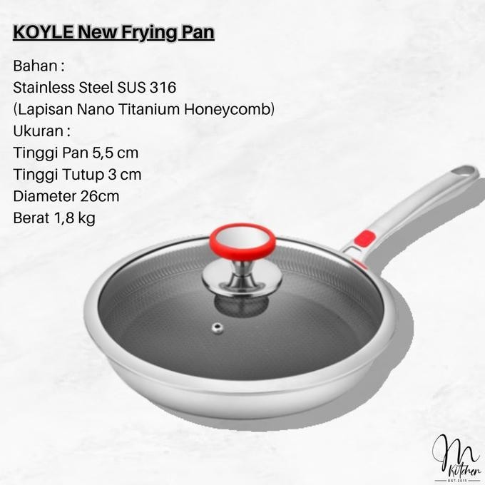 [New] Koyle Frying Pan Original / Wajan Anti Lengket / Wajan