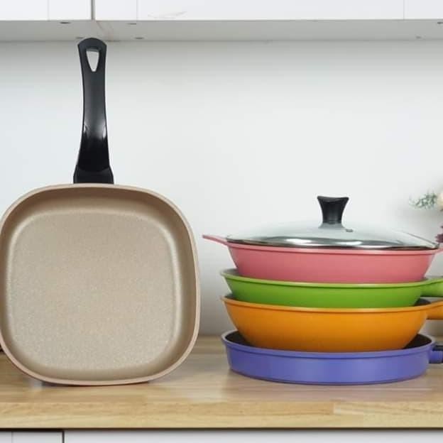 [New] Panci Set Korea Neo Haus Frying Pan Set Of 6