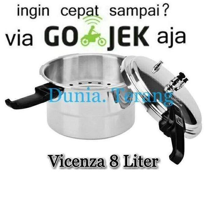 [Baru] Ready Stok Panci Presto Vicenza 8 Liter / Pressure Cooker Vicenza 8