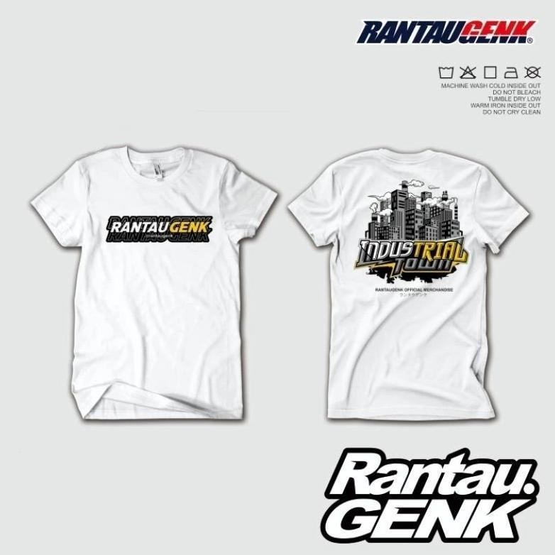 Kaos Rantau Gank Industri Town T-Shirt Rantau Gank  Baju Anak Dewasa Pria Wanita