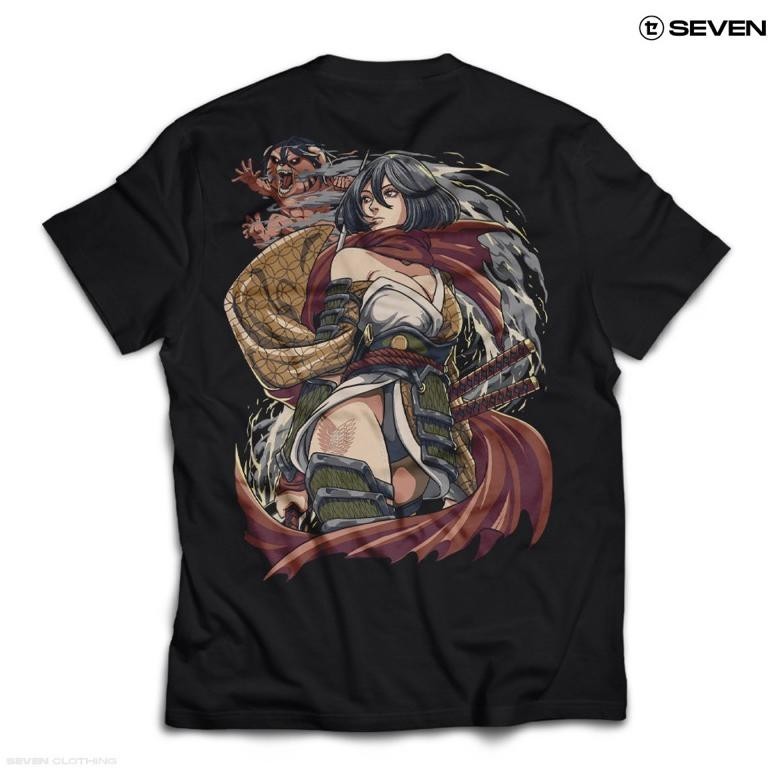 Promo Baju Kaos Anime Aot Mikasa Anime Premium