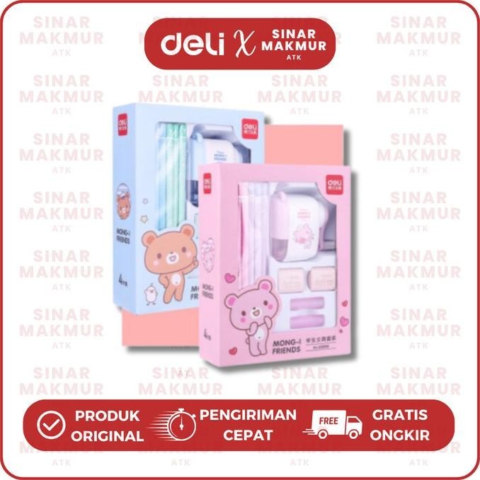 

BEBAS ONGKIR - Stationery set 4 in 1/Paket Alat Tulis/Gift Set Deli 68896 (Set)