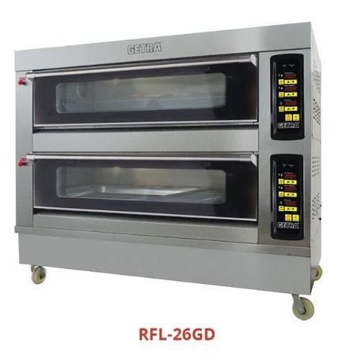 [Promo] Getra Rfl-26Gd Oven 2 Deck 6 Loyang - Gas Baking Oven - Oven Roti