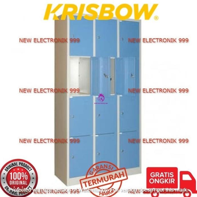 [Baru] Krisbow Locker 12 Doors Blue Kw1700203