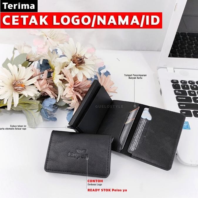 

Dompet Kartu Smart Wallet Card Holder RFID Kulit GS44