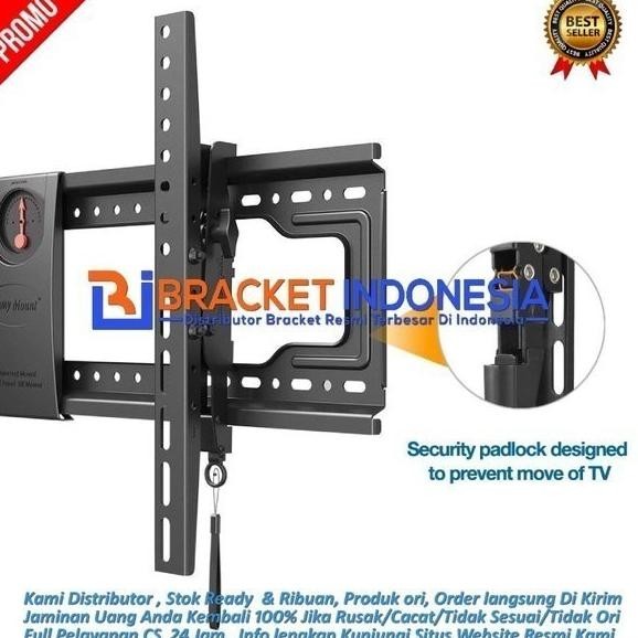 [Baru] Bracket Tv Braket Tv Led Lcd Plasma 40 Sampai 80 Inch Ori Bi-X172
