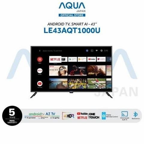 [Best Quality] Le-43Aqt1000U Led Smart Tv Android 43 Inch Aqua 43Aqt1000U