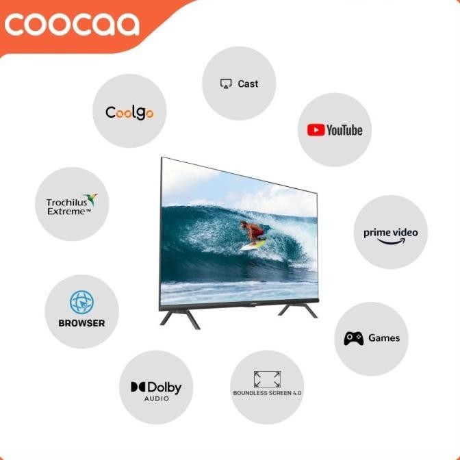 [Ready] Coocaa Led Smart Tv Digital 24 Inch 24S3U Os Coolita