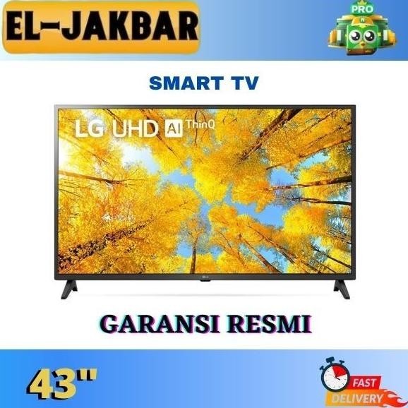 [Best Quality] Tv Lg 43Uq7500 Led 43 Inch Ultra Hd Digital Smart Tv 4K Desain Ramping
