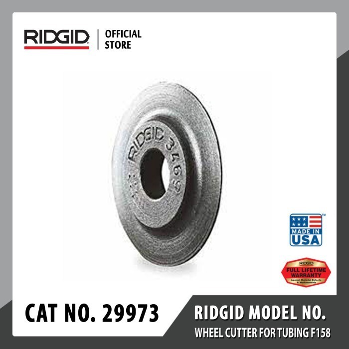 RIDGID WHEEL. CUTTER. FOR TUBING/PIPE CUTTER F158-33160