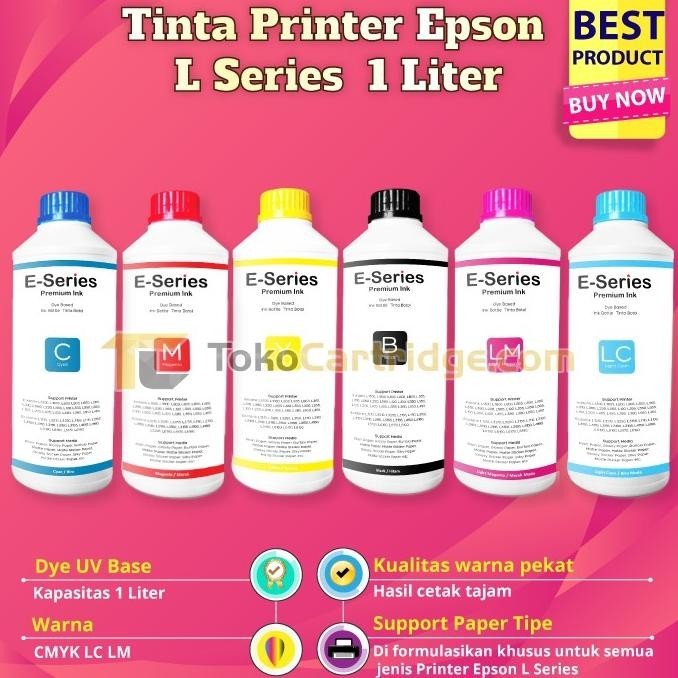 

TERMURAH - Tinta refill isi ulang XP Yellow 1 Liter Premium Grade, Dye base MURAH