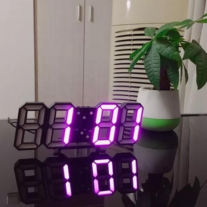

JAM DINDING DIGITAL LED/JAM MEJA-ALARM-SUHU/JAM 3D BESAR MODERN JRS