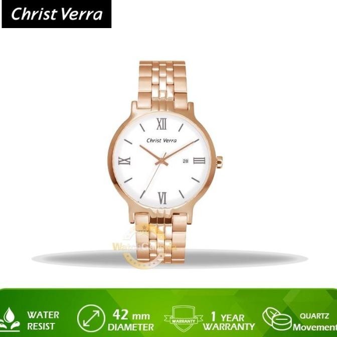 [Ready] Jam Tangan Christ Verra Cv 71106G-15 Slv Original Murah