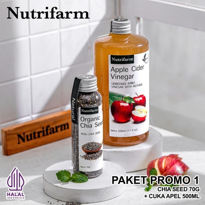 

NUTRIFARM PAKET CUKA APEL 500ML DAN CHIA SEED 70GR K02