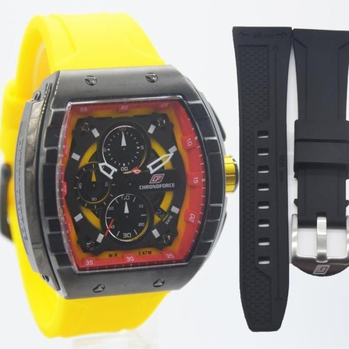 [Ready Stock] Chronoforce 5329 Chronoforce 5329Ms Yellow Red Original & Garansi