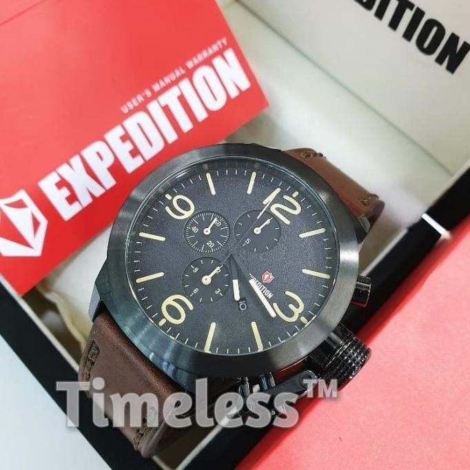 [Garansi] Jam Tangan Pria Expedition E 6339 M Black