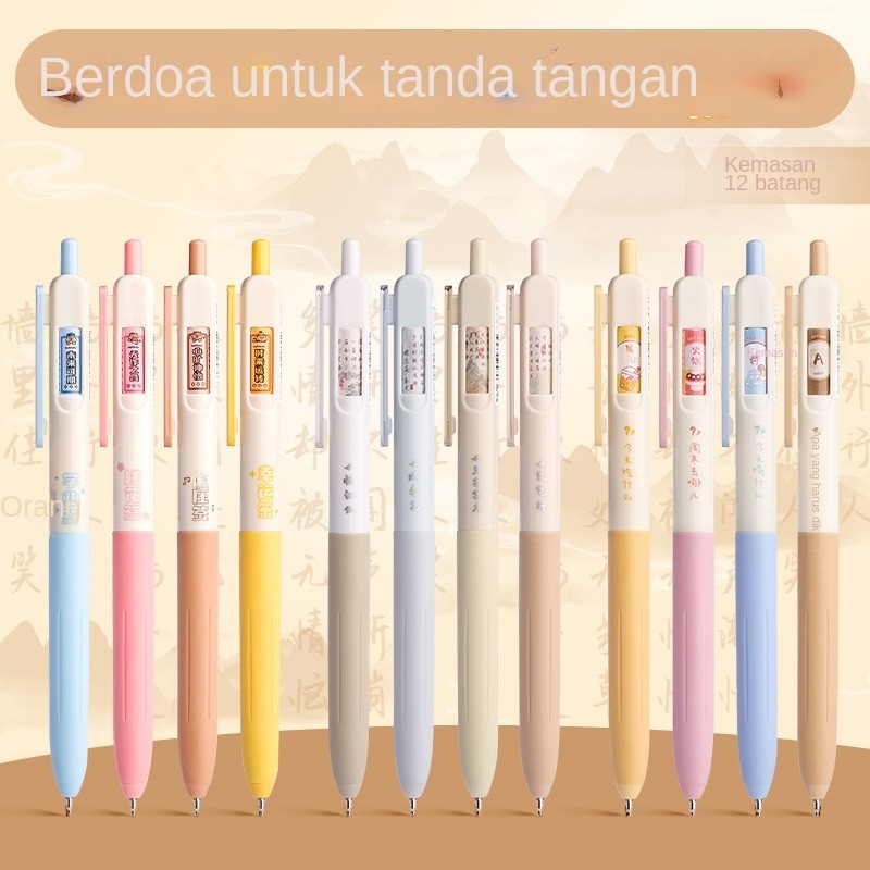

Pena Gel Tekan Cepat Kering Pena Sikat
